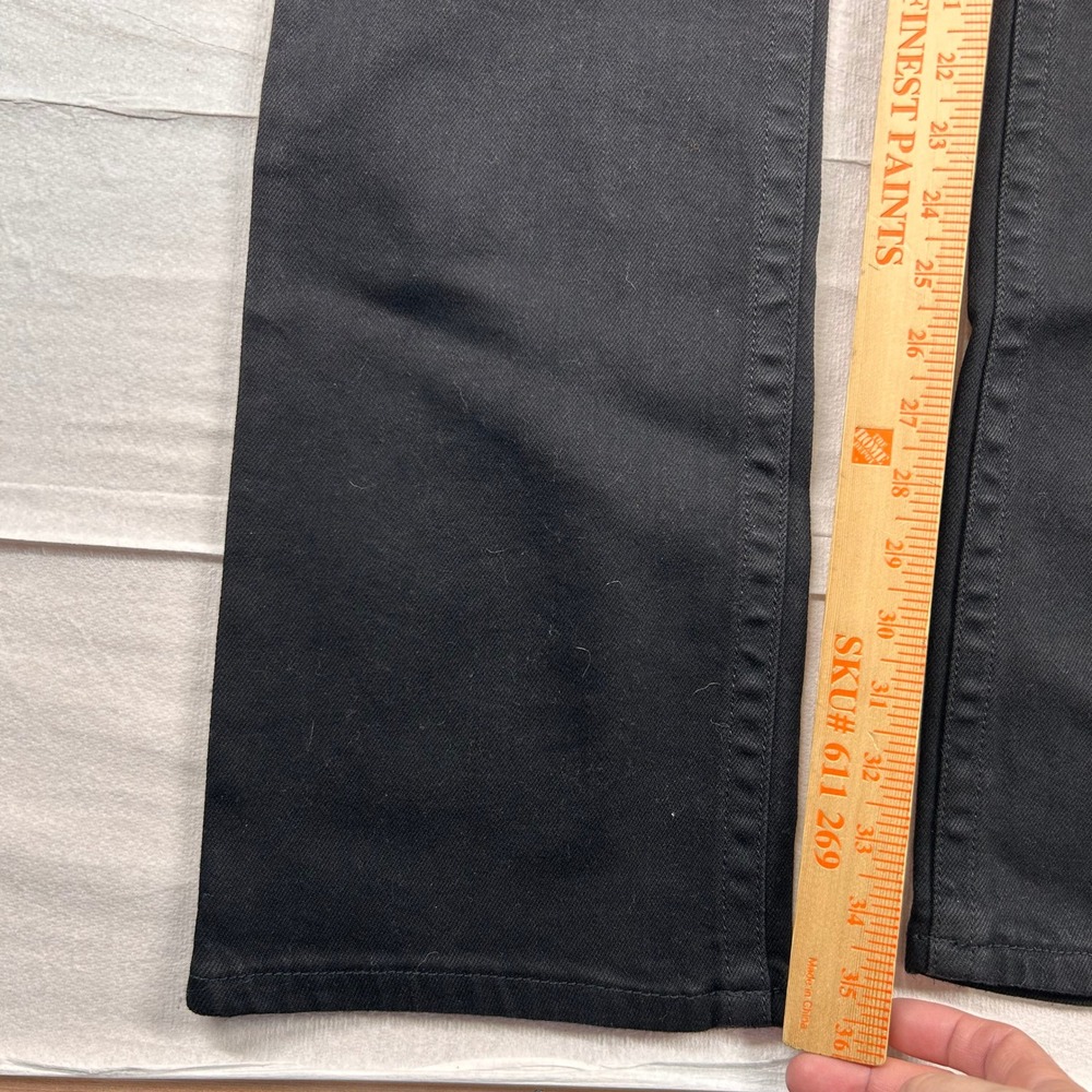 Wrangler Jeans Womens 28x36 Willow Ultimate Riding Black Bootcut Flare Tall Long - Picture 9 of 11